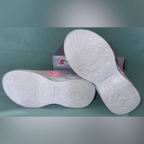 S Sport By Skechers Toddler Lucia Sneakers Light Up, Unicorn Pattern - Picture 5 of 9